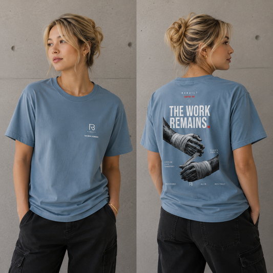 THE WORK REMAINS TEE