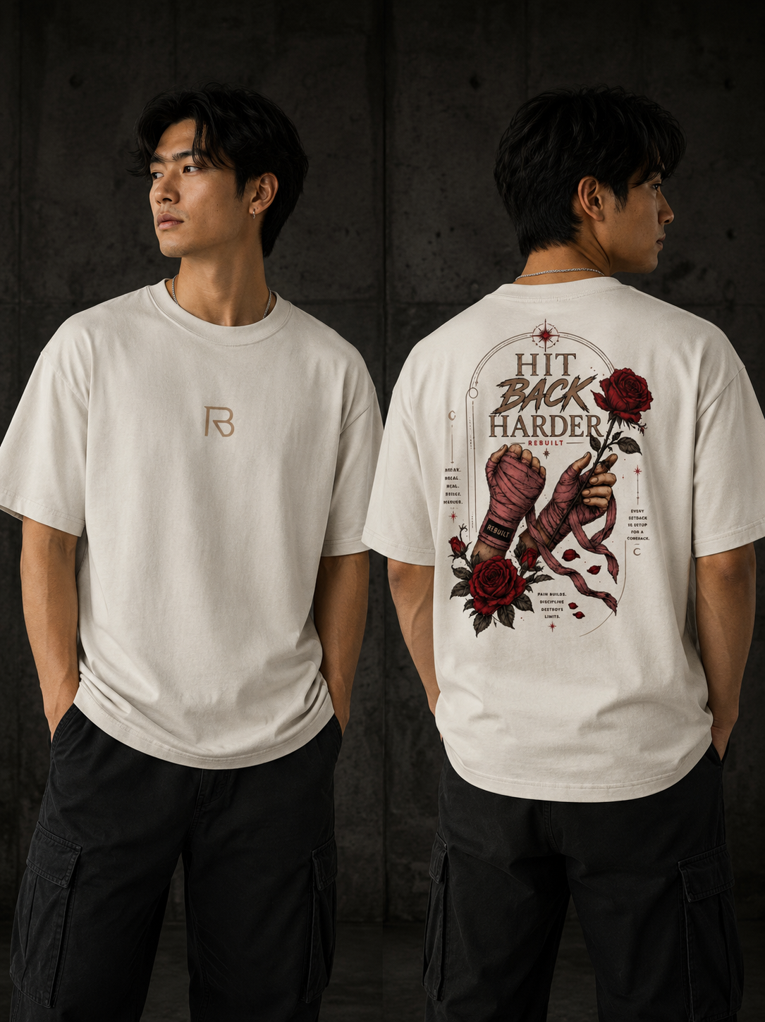 HIT BACK HARDER TEE