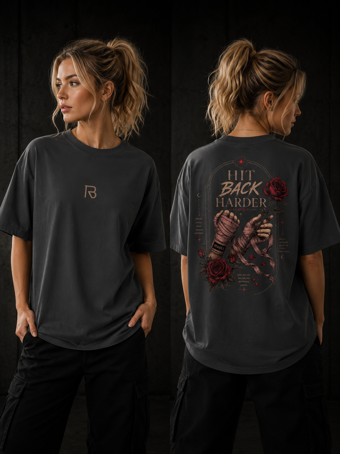 HIT BACK HARDER TEE