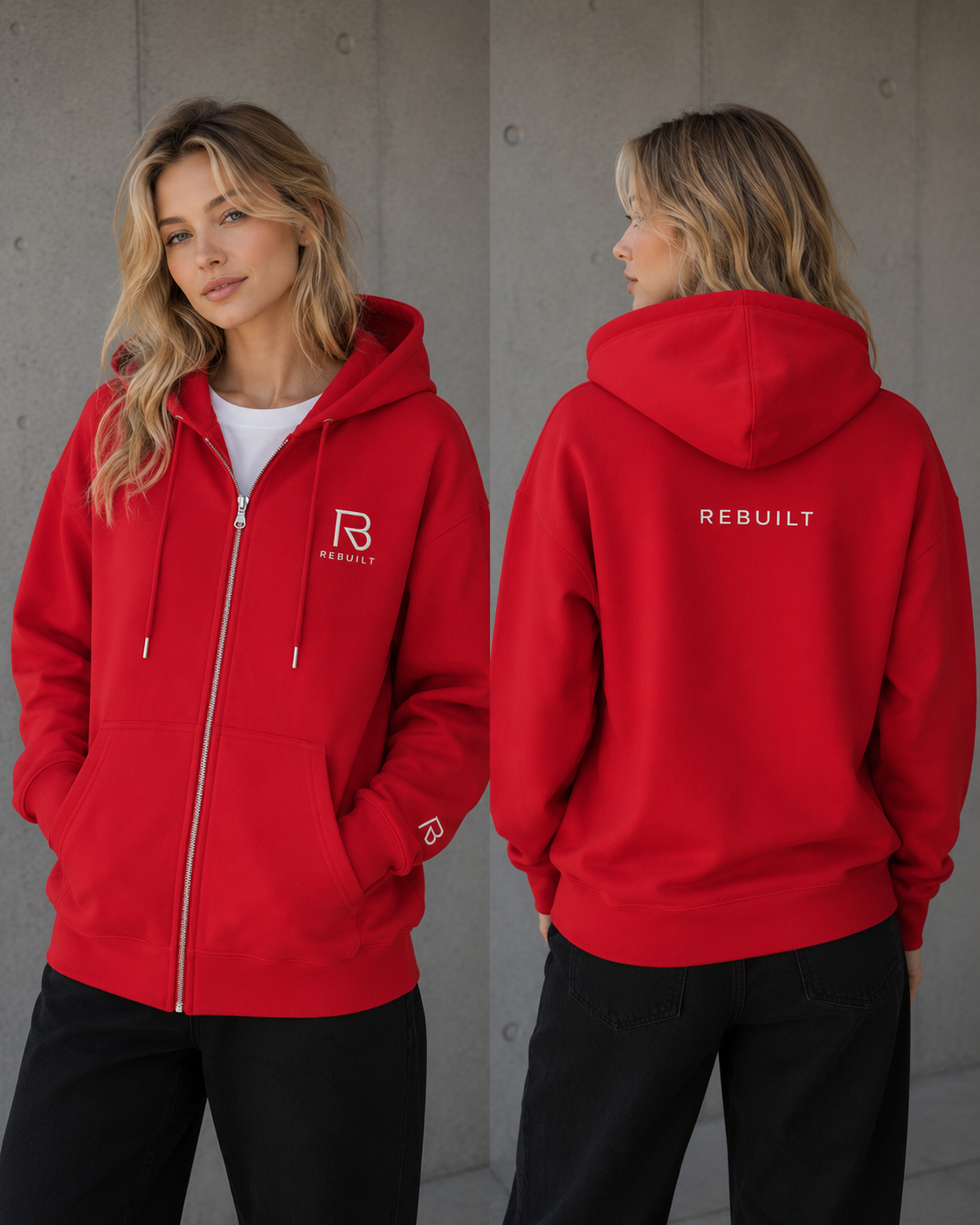 ESSENTIAL ZIP HOODIE