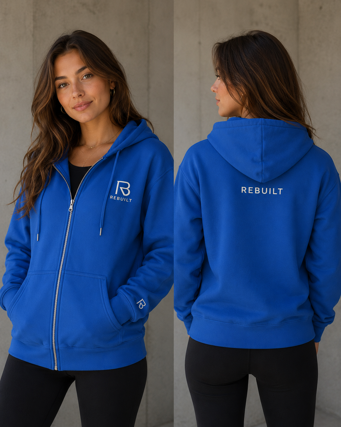 ESSENTIAL ZIP HOODIE