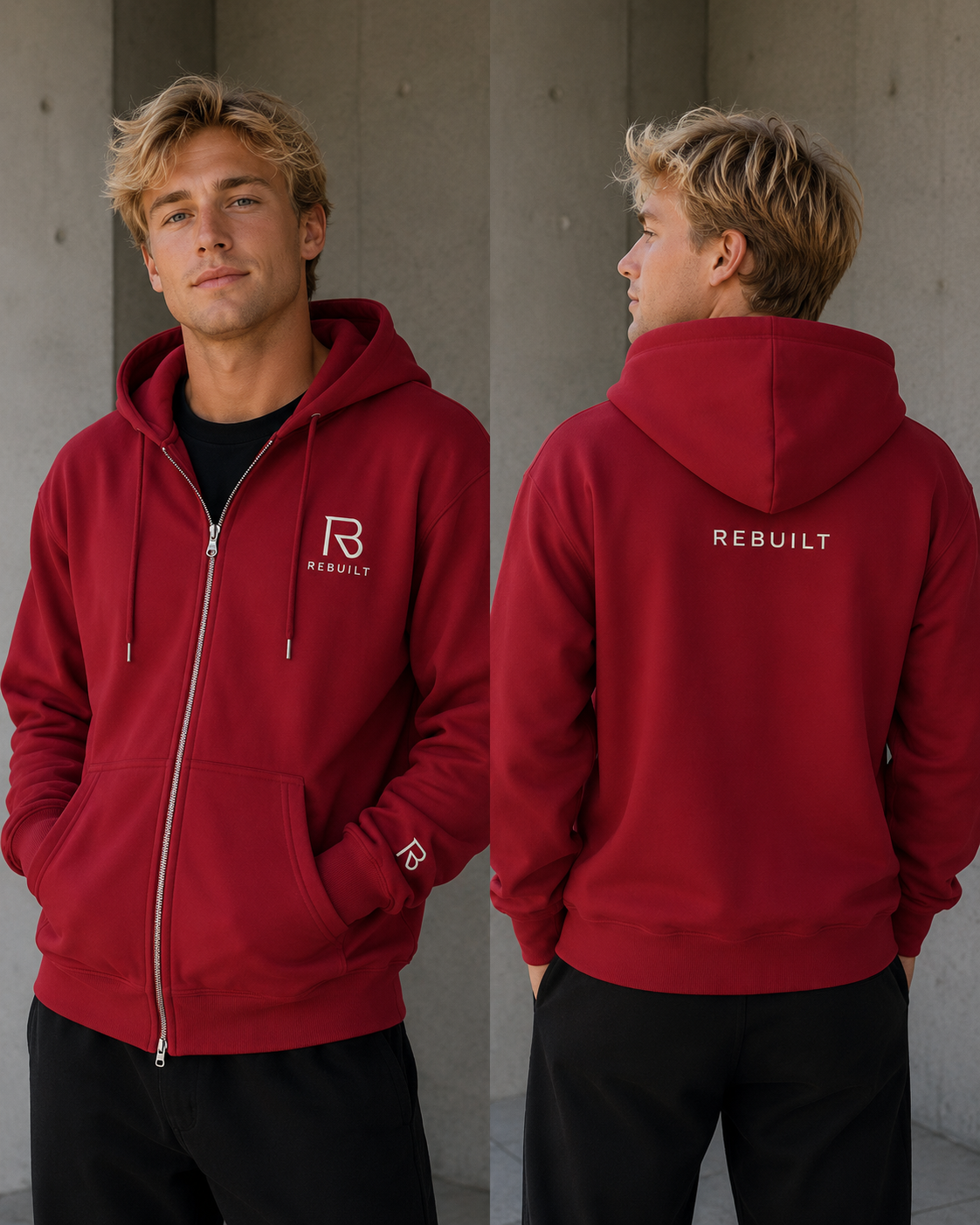 ESSENTIAL ZIP HOODIE