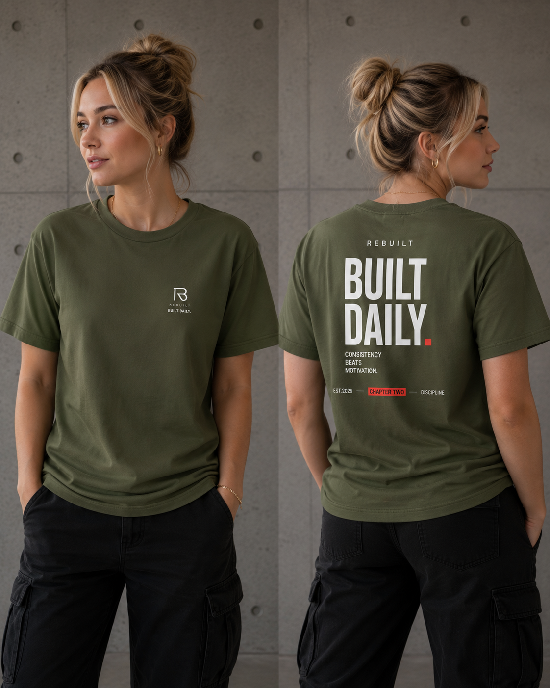 BUILT DAILY TEE