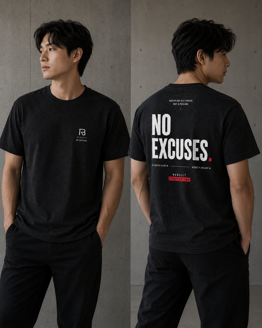 NO EXCUSES TEE