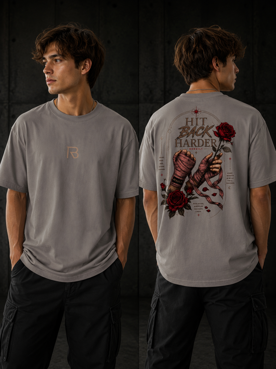 HIT BACK HARDER TEE
