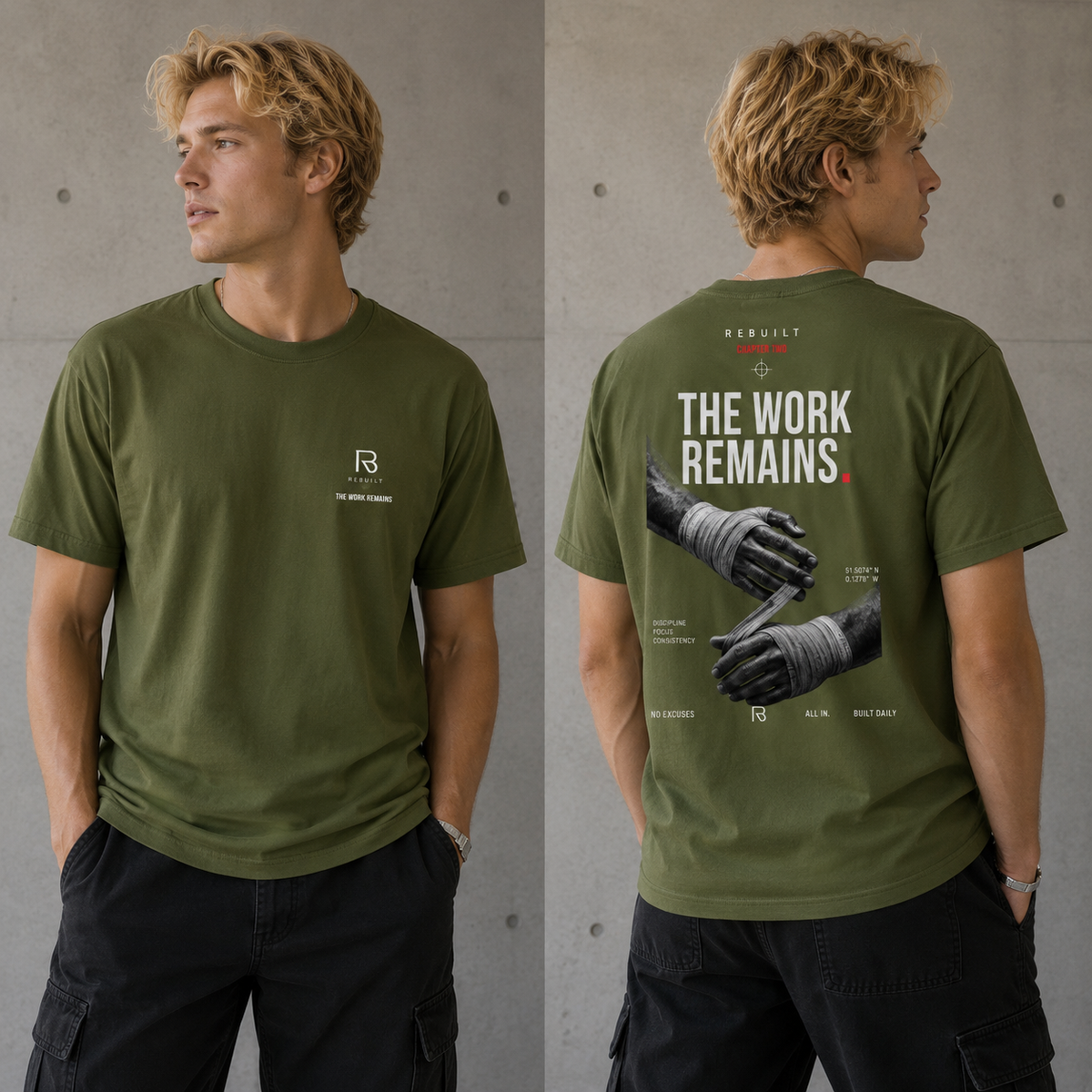 THE WORK REMAINS TEE