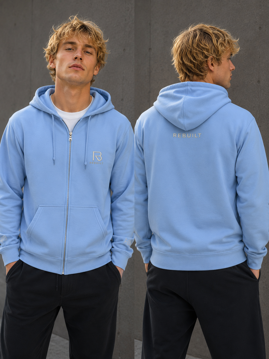 ESSENTIAL ZIP HOODIE