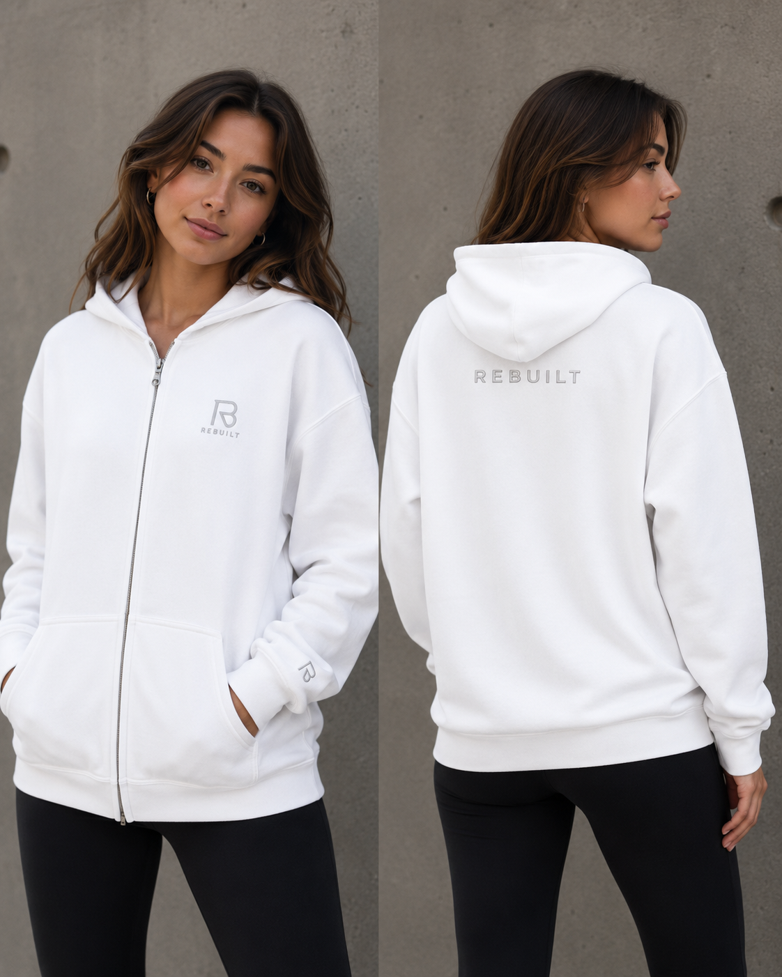ESSENTIAL ZIP HOODIE