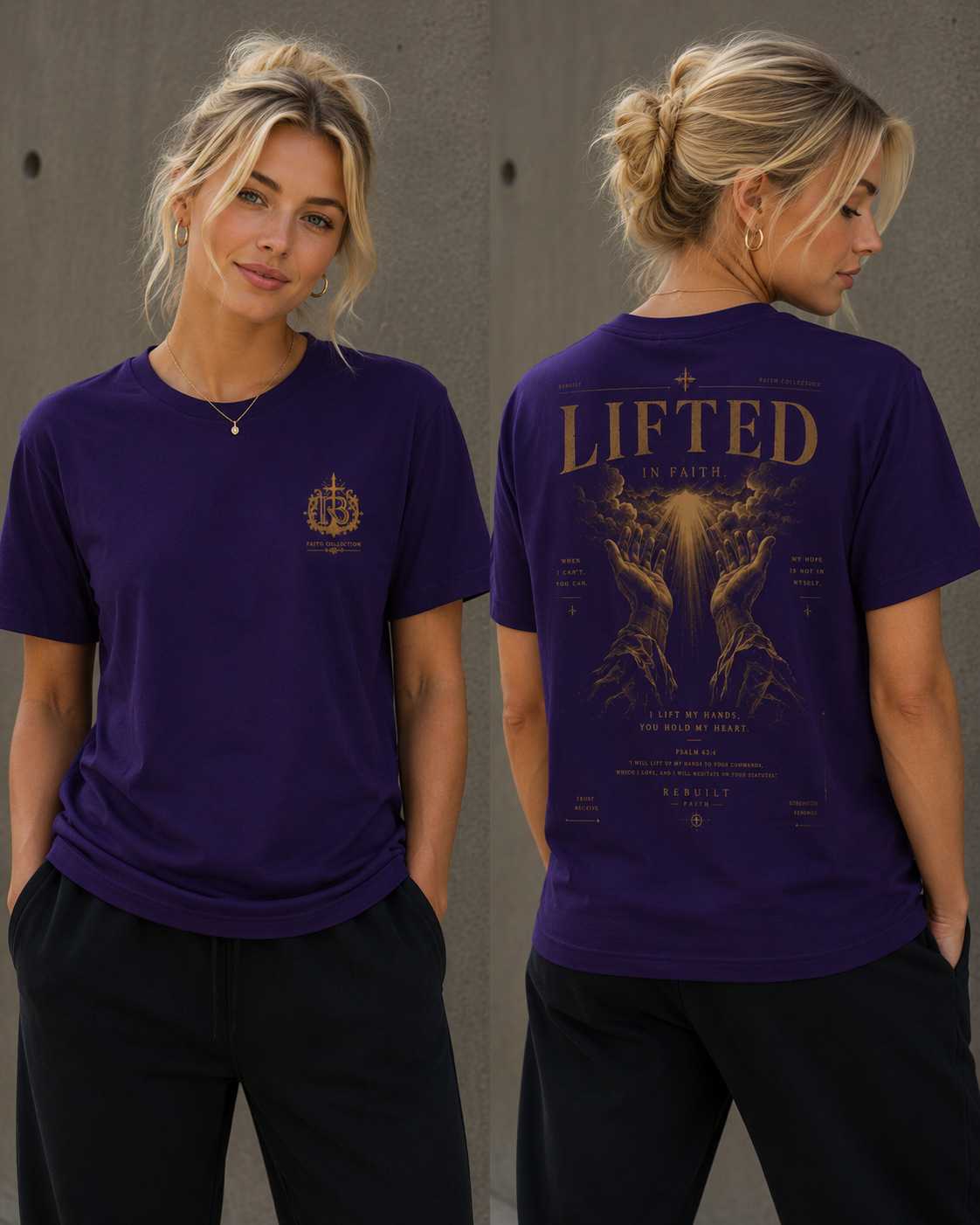LIFTED IN FAITH TEE