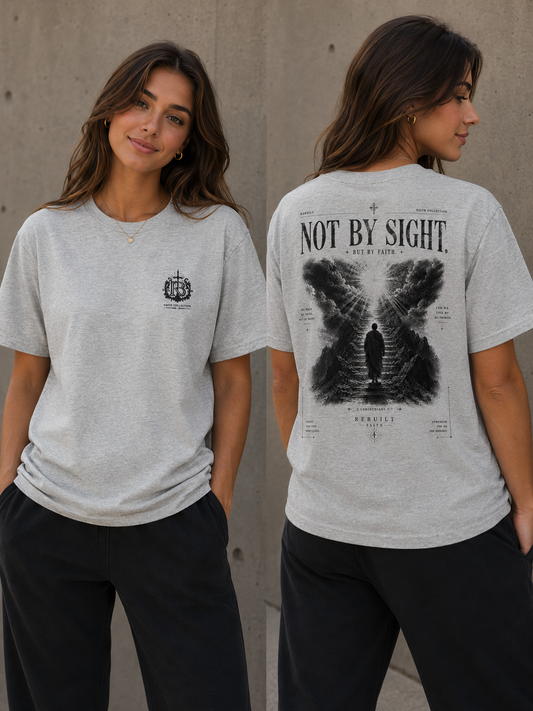 NOT BY SIGHT TEE