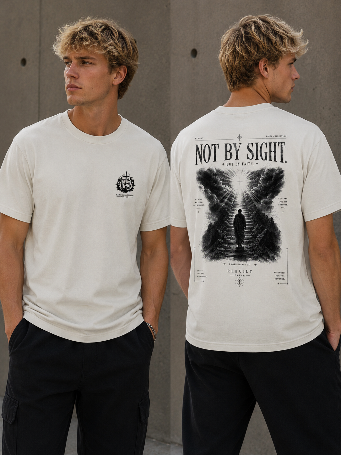 NOT BY SIGHT TEE