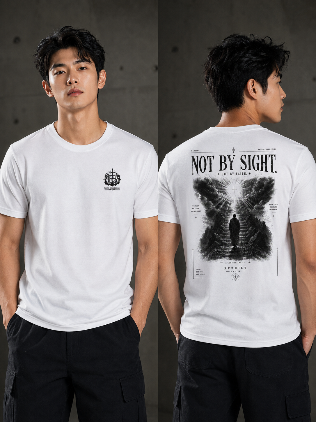 NOT BY SIGHT TEE